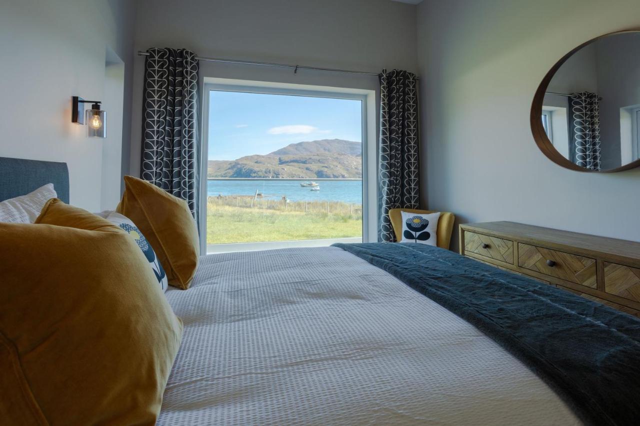 Birches Lodge With Hot Tub Dundonnell ภายนอก รูปภาพ